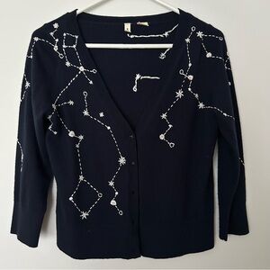 Moth Anthropologie Constellation Cardigan Sweater